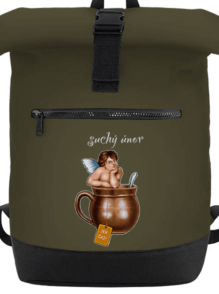 Suchý únor batoh Military Green