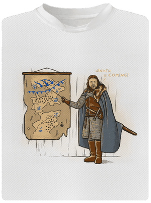 Winter pánské sportovní tričko White