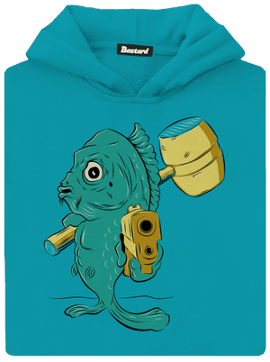 Poslední štědrovečerní dětská mikina klokanka Hawaiian Blue