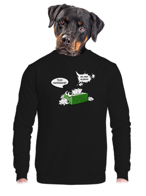 unisex mikina bez kapuce