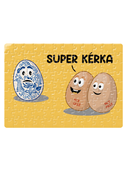 Super kérka puzzle White