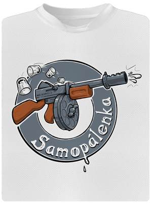 Samopálenka pánské sportovní tričko White