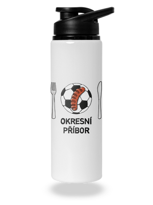 Okresní příbor lahev na vodu White
