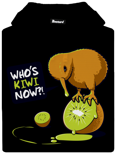 Kiwi pánská mikina klokanka Black
