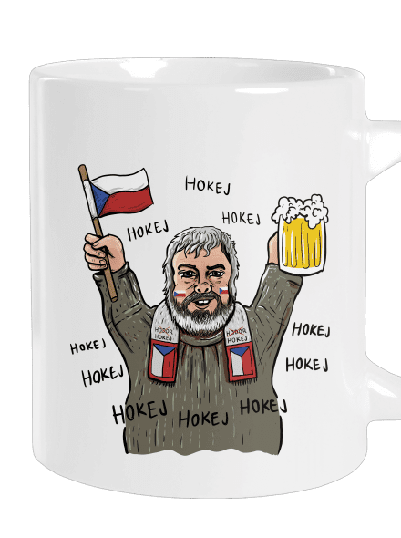 Hodor velký hrnek White