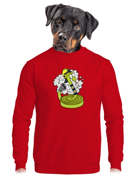 Hadice samice unisex mikina bez kapuce Red