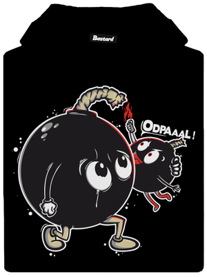 Bomby dámská mikina klokanka Black