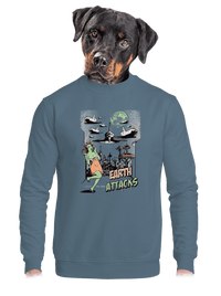 unisex mikina bez kapuce