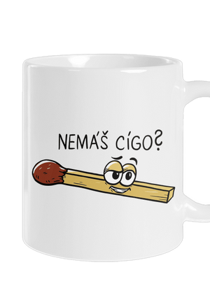 Cígo a oheň klasický hrnek White