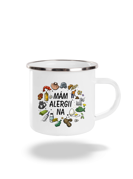 Mám alergii na... + fix plecháček White