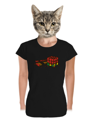 No problem dámské tričko premium Black