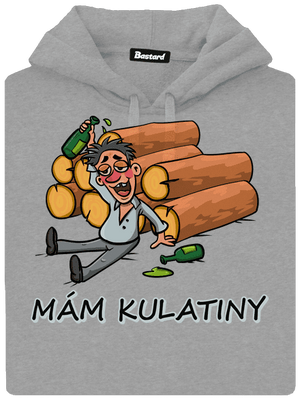 Mám kulatiny pánská mikina klokanka Light Melange