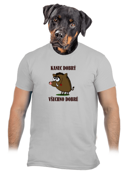 Kanec dobrý pánské tričko Pacific Grey