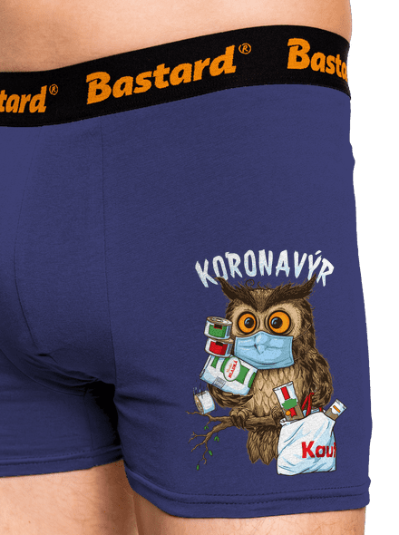 Koronavýr boxerky Blue Navy