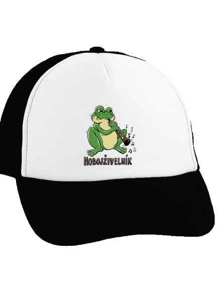 Hobojživelník kšiltovka truckerka Black cap