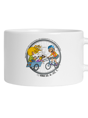 Cyklistický horoskop: Rak hrnek makronka White