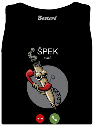 Špek volá dámské tílko klasické Black