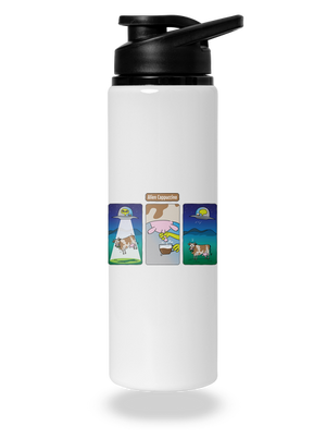 Alien Cappuccino lahev na vodu White