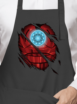 Ironman zástěra Dark Grey