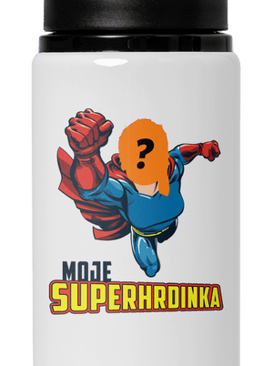Moje superhrdinka lahev na vodu White