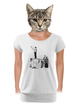 dámské tričko s lemem