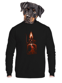 unisex mikina bez kapuce