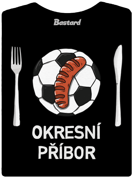 Okresní příbor dámské tričko premium Black