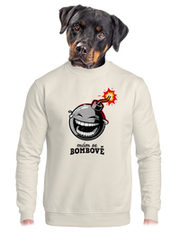 unisex mikina bez kapuce