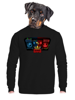 unisex mikina bez kapuce