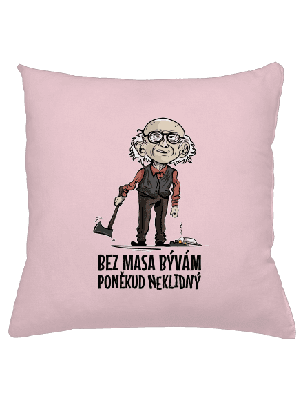 Neklidný bez masa polštář Light Pink
