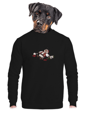 unisex mikina bez kapuce