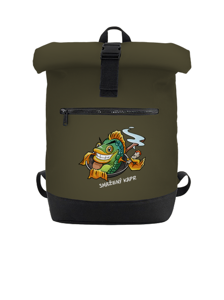 Smažený kapr batoh Military Green