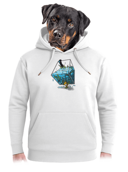 Migrující rybka unisex mikina premium Snowwhite