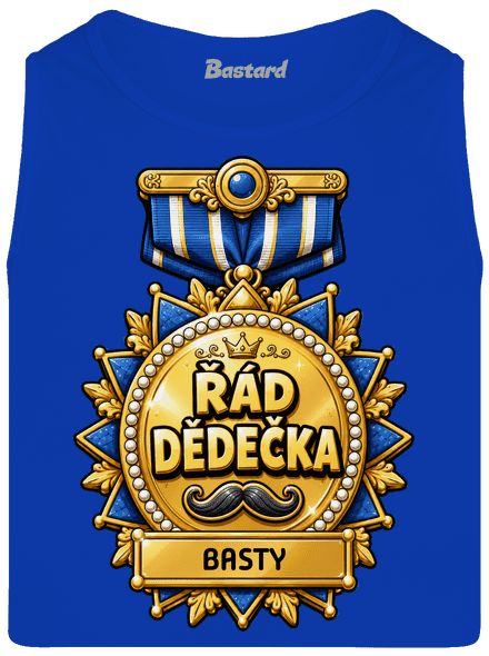 Řád dědečka pánské tílko Royal Blue