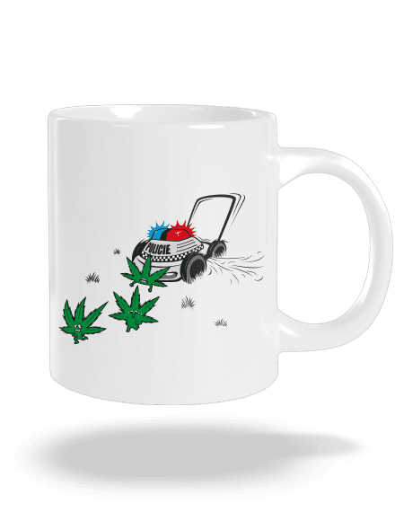 Ganja krize velký hrnek White