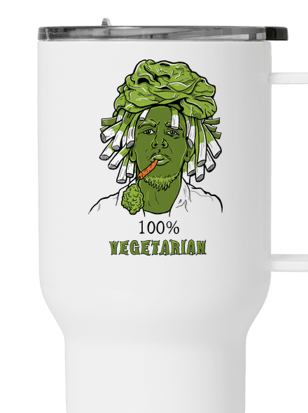 100% vegetarián termohrnek White