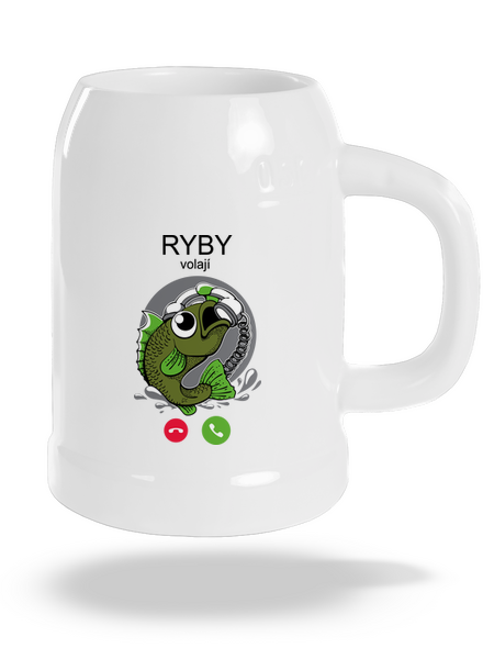 Ryby volají půllitr White