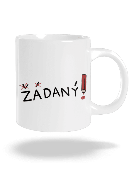 Zadaný a zadaná velký hrnek White