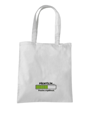 Přemýšlím taška White