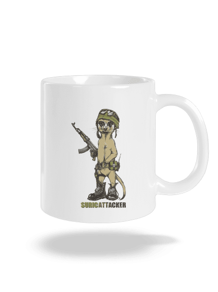 Surikata klasický hrnek White