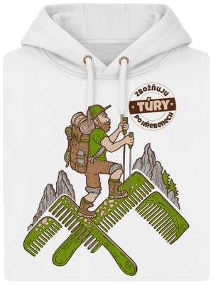 Turista unisex mikina premium Snowwhite