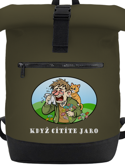Cítíte jaro batoh Military Green