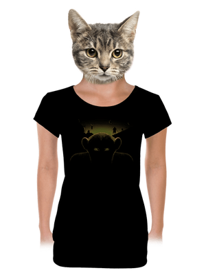 dámské tričko s lemem