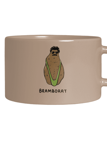 Bramborat hrnek makronka Brown Macaron