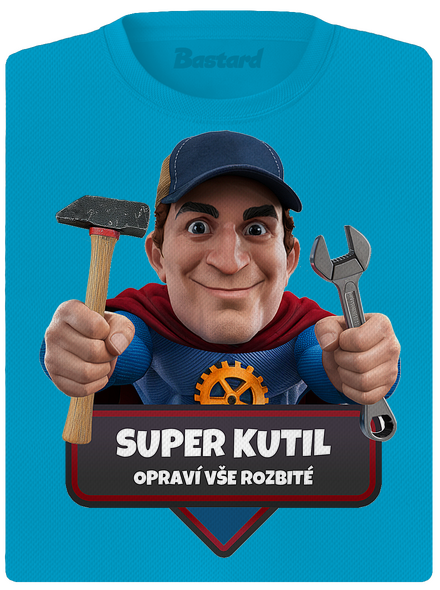 Super táta dámské sportovní tričko Blue Atol