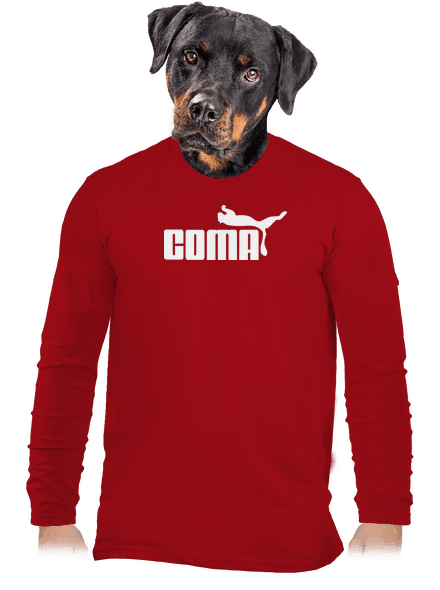 Coma pánské dlouhý rukáv Red