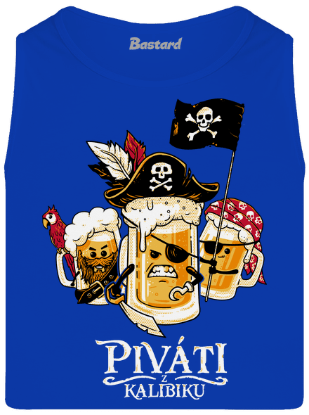 Piváti z Kalibiku pánské tílko Royal Blue