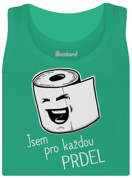 Prdel dámské tílko klasické Mint Mal