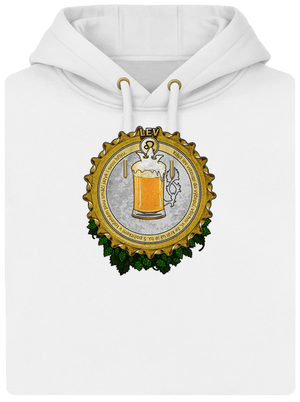 Pivní horoskop: Lev unisex mikina premium Snowwhite