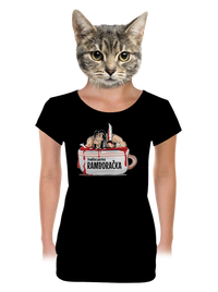 dámské tričko s lemem